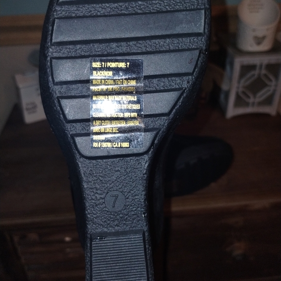 Mark. black wedge boots - Picture 7 of 11